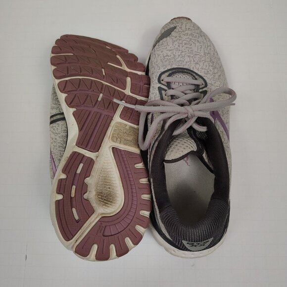 Brooks Adrenaline GTS 20 Running Shoes Womens 6.5 Gray Purple - Picture 6 of 12